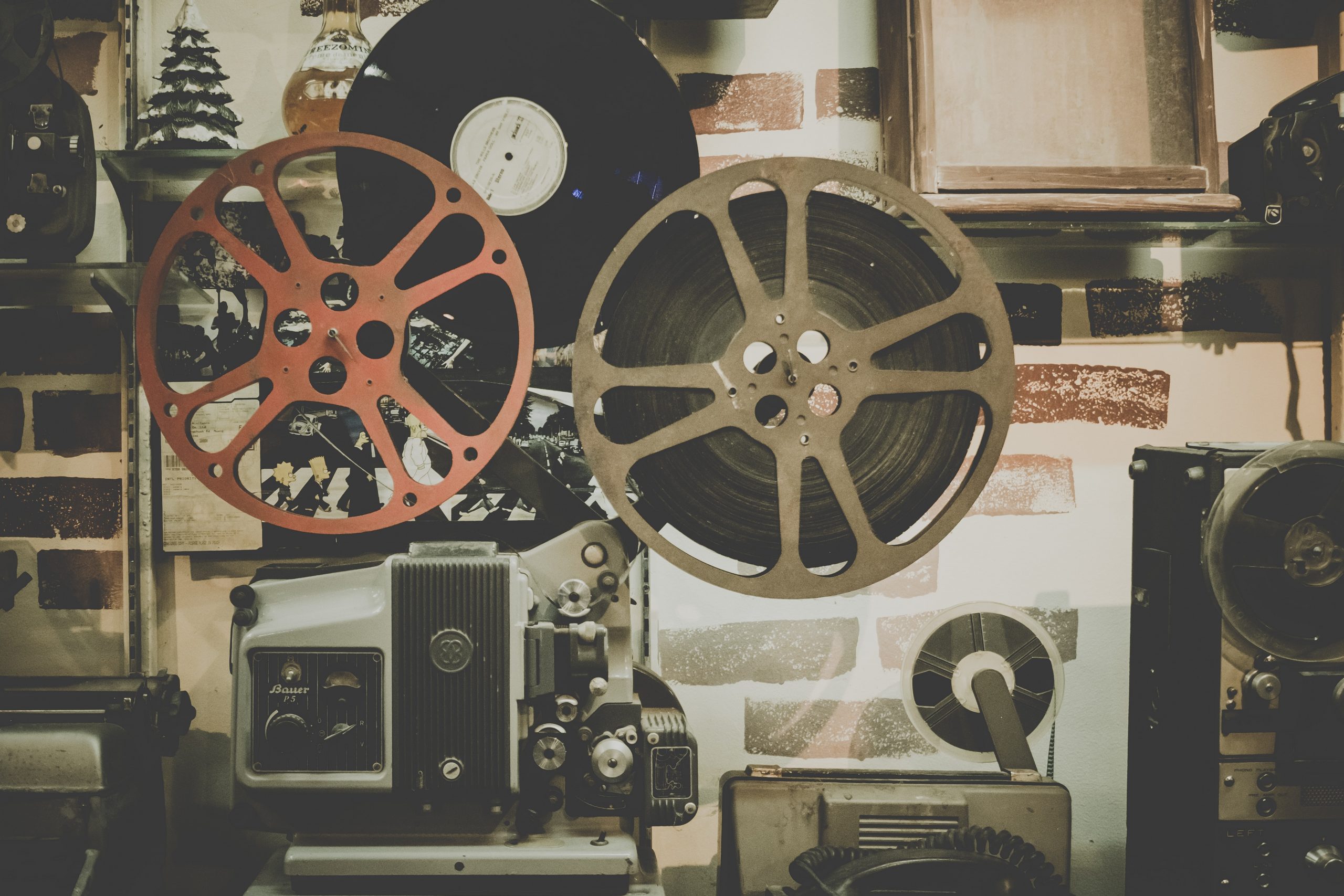 vintage film reels